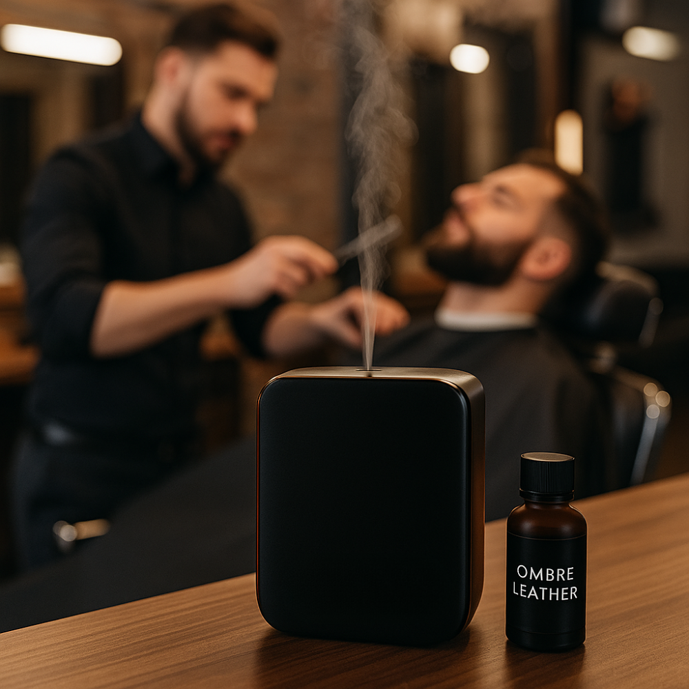 Dyfuzor w barber shopie